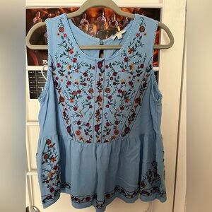 Umgee Peplum Blouse